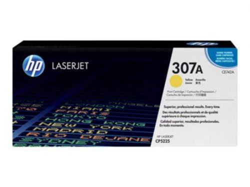 Toner HP CE742A žlutý (7300str./5%), CE742A