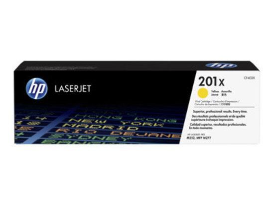 Toner HP 201X žlutá, veliká až 2300 stran A4, pro HP CLJ M252, M277, M274 YELLOW, CF402X