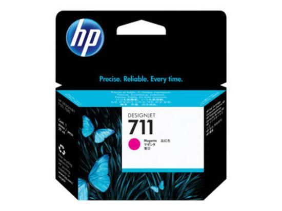 HP 711 Magenta DJ Ink Cart, 29 ml, CZ131A, CZ131A