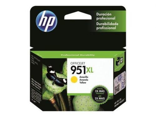 HP 951XL Yellow Ink Cart, 17 ml, CN048AE (1,500 pages), CN048AE#BGY