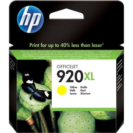 HP 920XL Yellow Ink Cart, 6 ml, CD974AE (700 pages), CD974AE#BGY
