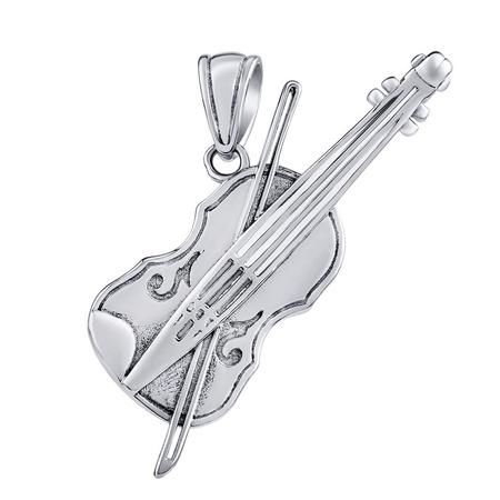 Stříbrný přívěsek Housle NEW