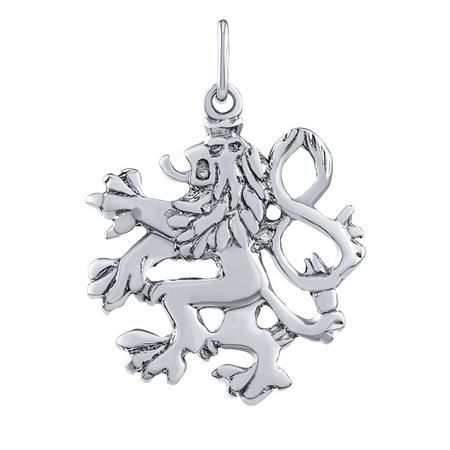 Stříbrný přívěsek Lev (státní znak) NEW