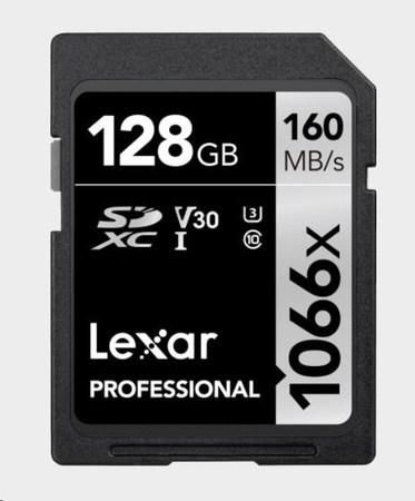 Lexar Professional 1066x SDXC U3 (V30) UHS-II R160/W120 128GB