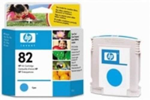 HP 82 Cyan DJ Ink Cart, 69 ml, C4911A, C4911A