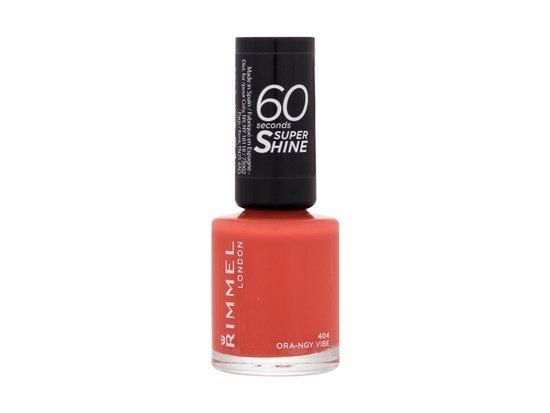 Lak na nehty Rimmel London - 60 Seconds 404 Ora-Ngy Vibe 8 ml