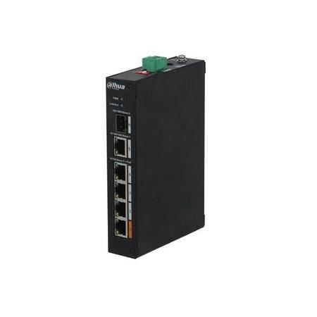 Dahua PFS3106-4ET-60-V2, 4-Port PoE Switch (Unmanaged), PFS3106-4ET-60-V2