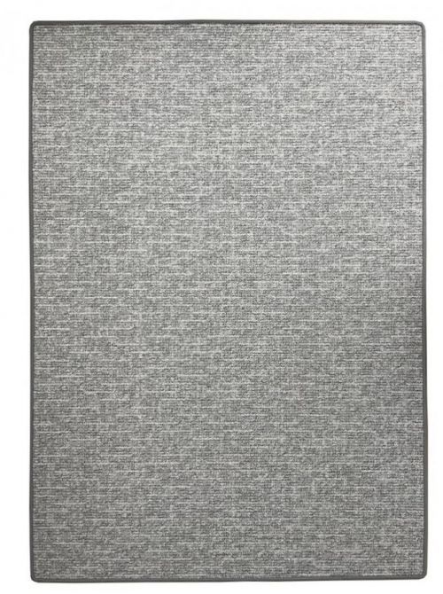 Vopi koberce Kusový koberec Alassio šedý - 50x80 cm Šedá