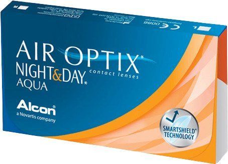 Alcon Air Optix Night & Day Aqua (6 čoček), dioptrie: +3.25