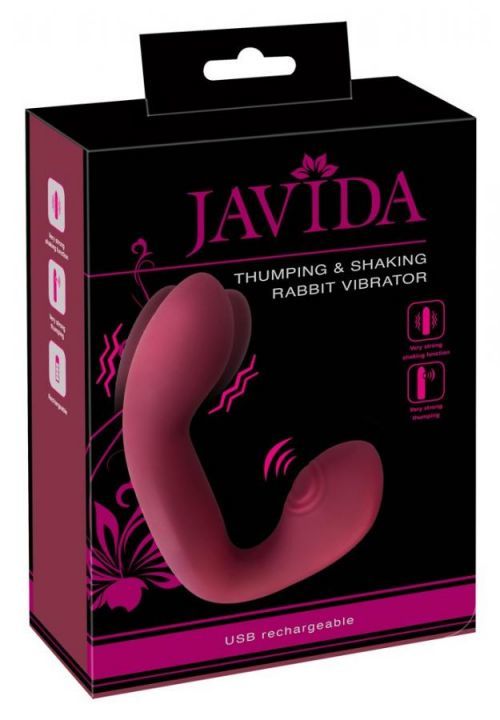 Javida Thumping - G-spot and clitoral vibrator (red)