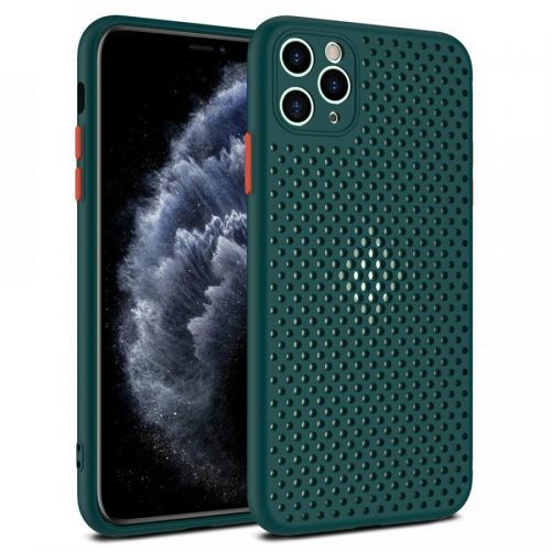 Tel Protect Breath pouzdro pro Xiaomi Redmi Note 9S/Note 9 Pro - zelená