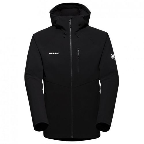 Pánská bunda Mammut Ultimate Comfort SO Hooded Jacket Men Velikost: M / Barva: černá