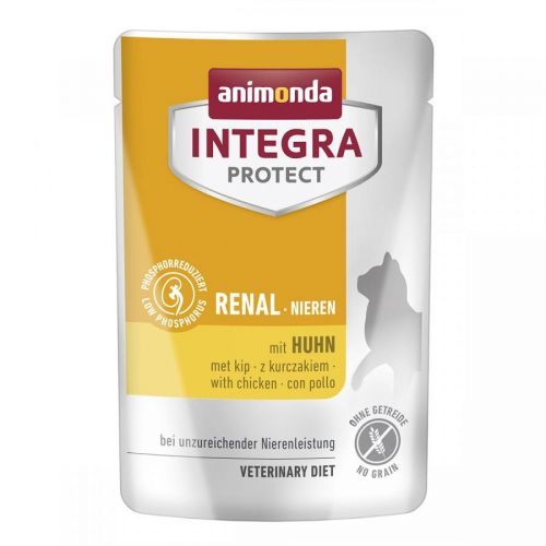 Výhodné balení Animonda Integra Protect Adult ledviny 48 × 85 g - hovězí