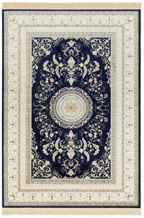 Nouristan - Hanse Home koberce Kusový koberec Naveh 104371 Dark-blue - 195x300 cm Modrá