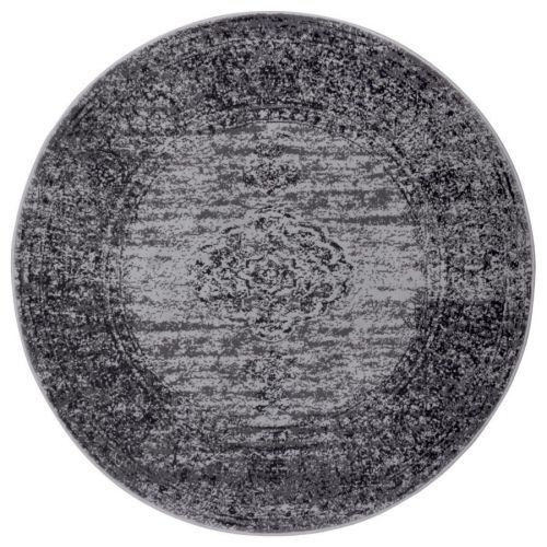 Hanse Home Collection koberce Kusový koberec Gloria 105520 Mouse kruh - 160x160 (průměr) kruh cm Šedá