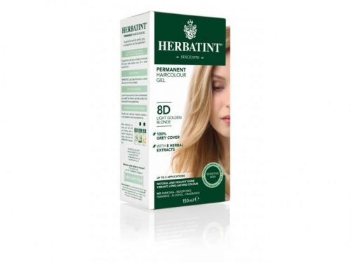 HERBATINT HERBATINT 8D světle zlatavá blond permanentní barva na vlasy 150 ml