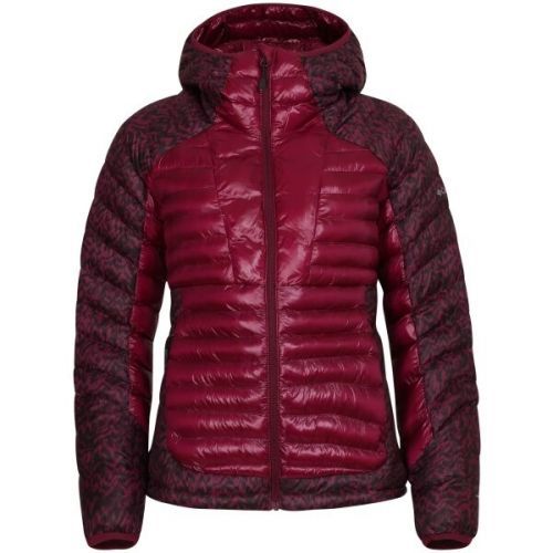 Columbia LABYRINTH LOOP HOODED JACKET Dámská bunda, vínová, velikost XS