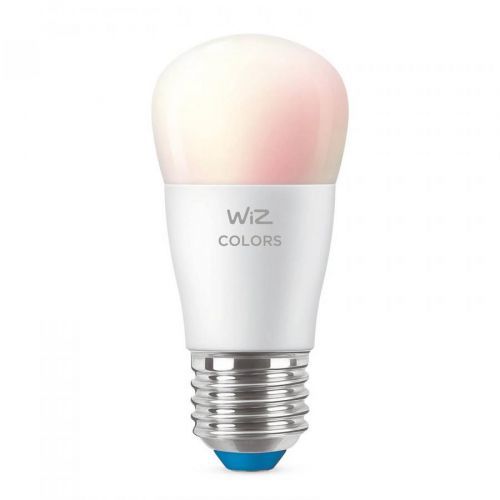 WiZ P45 LED žárovka E27 4, 9W kapka satinovaná RGBW, E27, 4.9W, Energetická třída: F, P: 11 cm