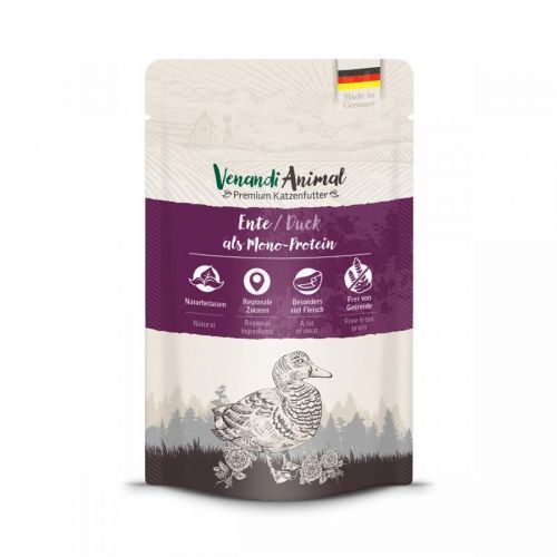 Venandi Animal – kachna jako jediný zdroj bílkovin 12 × 125 g