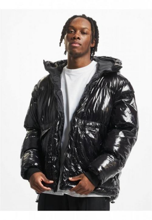 DEF Shiny Pufferjacket - black 3XL