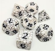 Dice4friends Dice Set: Spider Black (7)