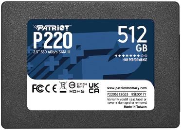 PATRIOT P220/512GB/SSD/2.5