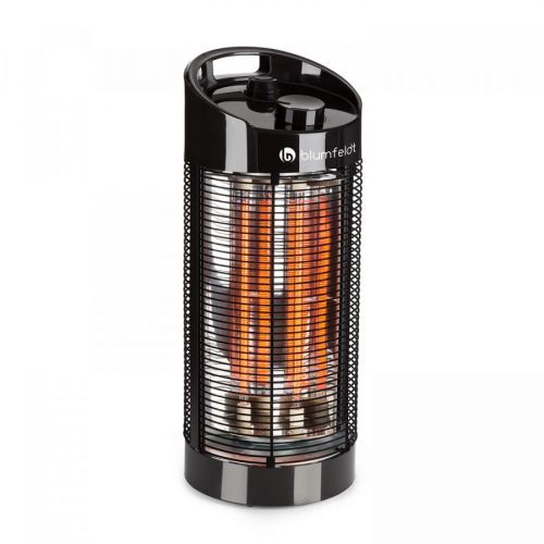 Blumfeldt Heat Guru 360, stojanový ohřívač, 1200/600 W, 2 stupně ohřevu, IPX4, černý