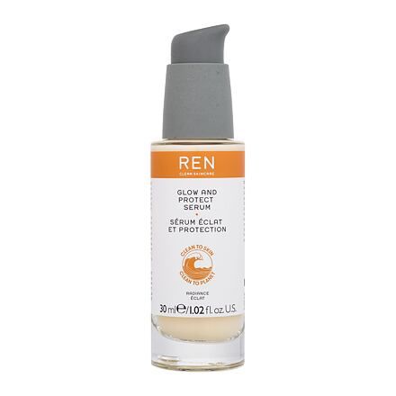 REN CLEAN SKINCARE - Radiance Glow & Protect Serum - Sérum pro rozjasnění a ochranu