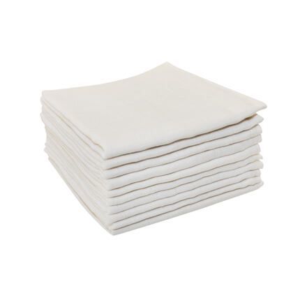 BOMIMI Pleny bavlna Standard 110 g/m2 80x70, 10ks, bílé