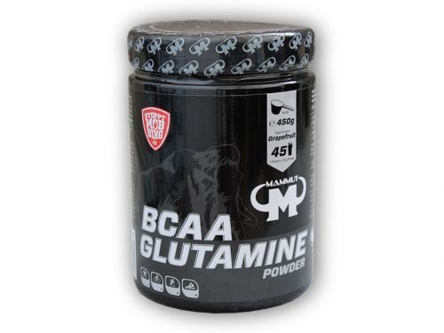 Mammut Nutrition BCAA Glutamine powder 450g Varianta: grapefruit