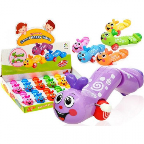 Veselý červík na natáčení - fialová