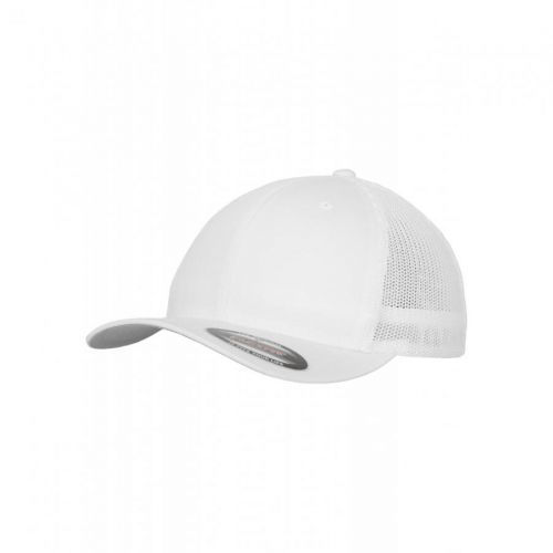 Kšiltovka Flexfit Mesh Trucker - bílá, S/M