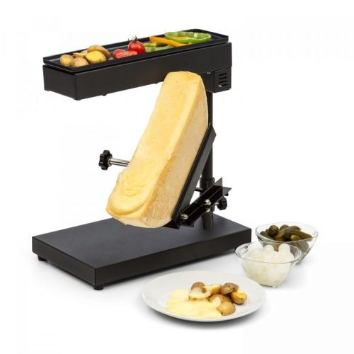 Klarstein Appenzell Peak, raclette s grilem, 1000 W, termostatický přepínač, černý