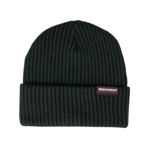 kulich INDEPENDENT - ITC Streak Label Beanie Black/Green (BLACK-GREEN) velikost: OS