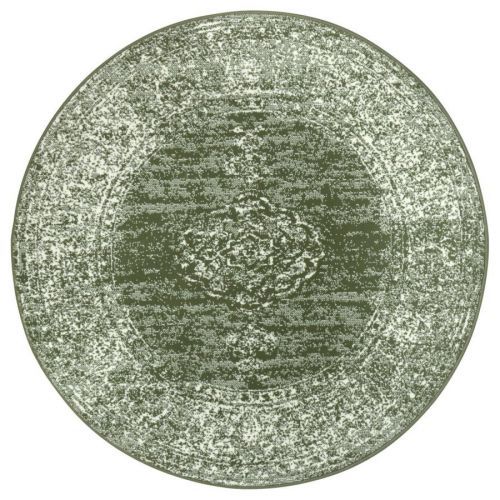 Hanse Home Collection koberce Kusový koberec Gloria 105519 Green kruh - 160x160 (průměr) kruh cm Zelená