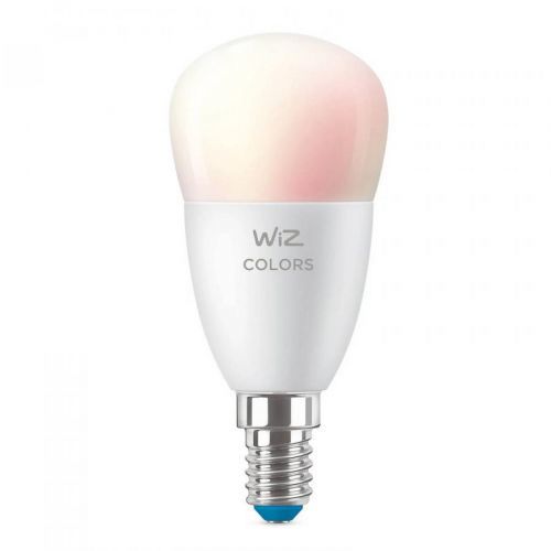 WiZ P45 LED žárovka E14 4, 9W kapka satinovaná RGBW, E14, 4.9W, Energetická třída: F, P: 10.1 cm