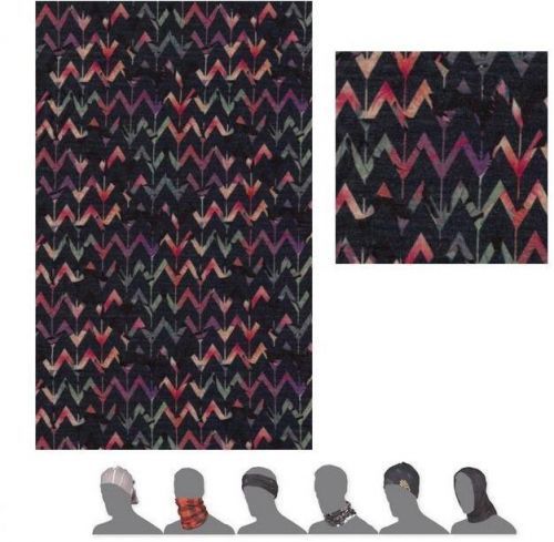 Sensor Tube Merino Impress šátek multifunkční deep blue/origami