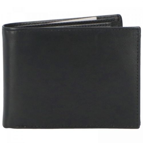 Pánská kožená peněženka černá - Tomas Ivanou černá