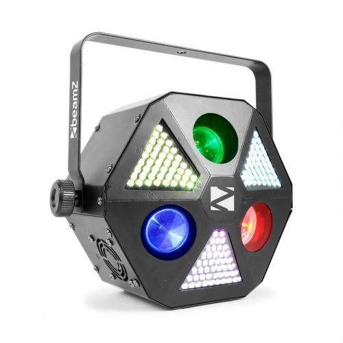 BeamZ MadMan, LED reflektor, 132 RGB SMD LED světel, DMX nebo samostatný režim