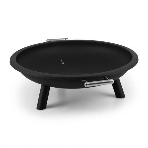 Blumfeldt Trino, ohniště, koš na oheň, krb na terasu, Ø 80 cm, ocel, černé