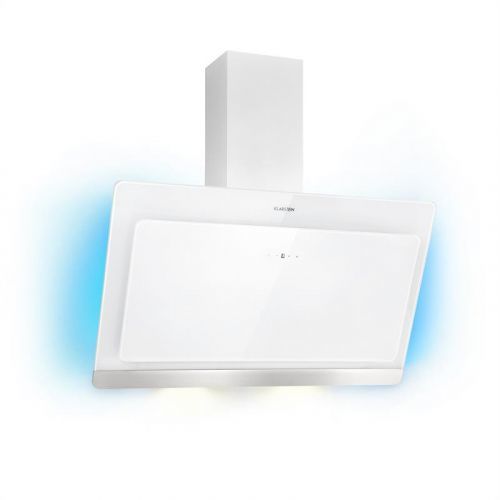 Klarstein Aurora Eco 90, digestoř, 550 m³/h, LED displej, bílá