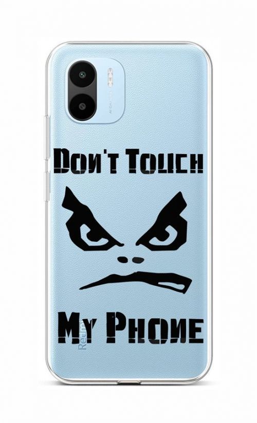 Kryt TopQ Xiaomi Redmi A1 Don't Touch průhledný 86177