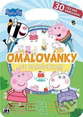 Peppa Pig - Omalovánky se samolepkami - Jiří Models