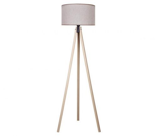 Stojací lampa 1xE27/60W/230V béžová