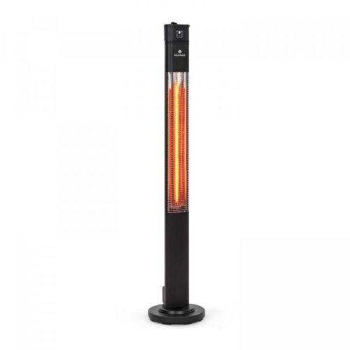 Blumfeldt Heat Guru Plus, infračervený ohřívač, 2000 W, 3 stupně ohřevu, dálkové ovládání, černá barva