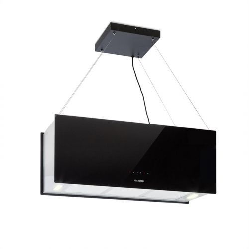 Klarstein Kronleuchter XL, digestoř, 90 cm, recirkulační výkon  590 m³/h, dotykový, LED, černý