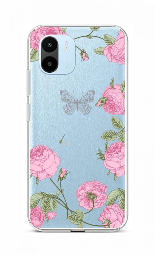 Kryt TopQ Xiaomi Redmi A1 Pivoňky 86135