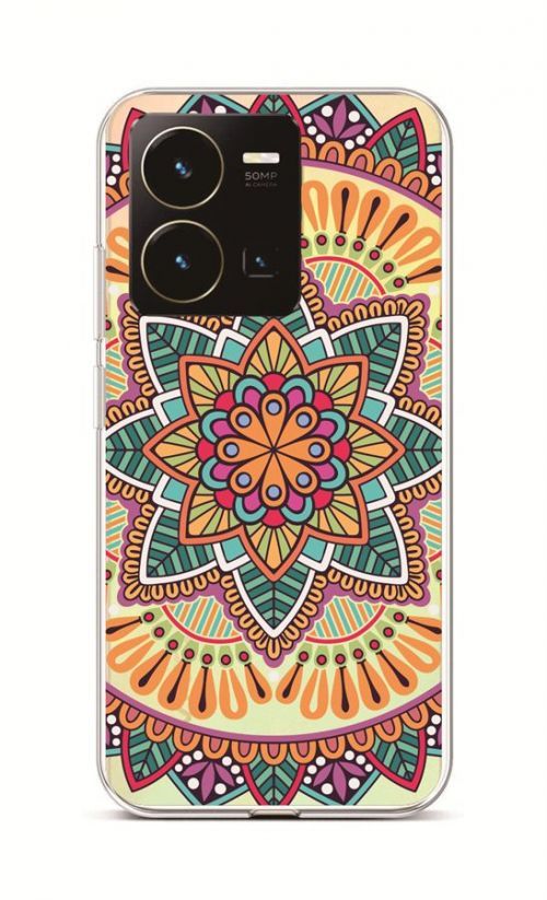 Kryt TopQ Vivo Y35 Happy Mandala 86028
