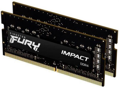 KINGSTON 16GB 2666MHz DDR4 CL15 SODIMM (Kit of 2) FURY Impact, KF426S15IBK2/16