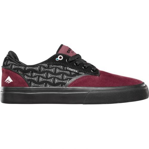 boty EMERICA - Dickson X Independent Red/Black (603)